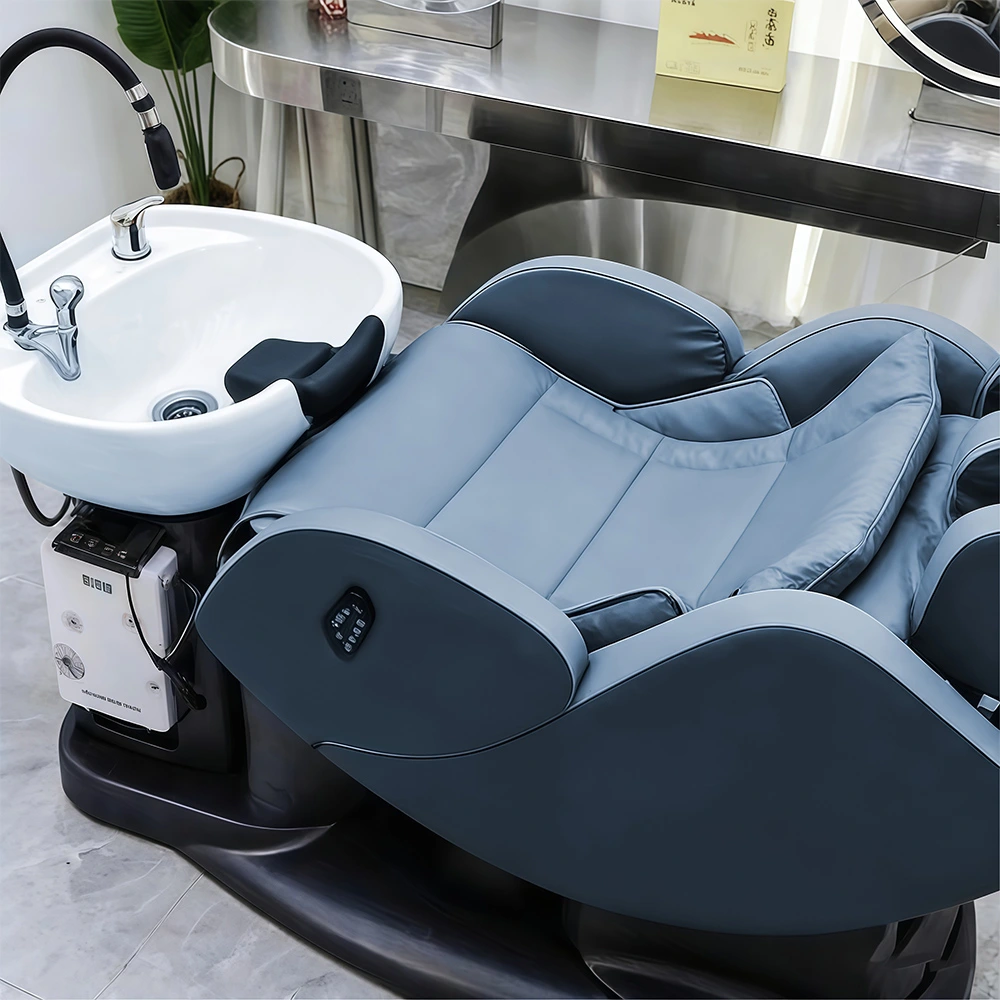 Stylish Electric Swivel Massage Shampoo Bed - image 3