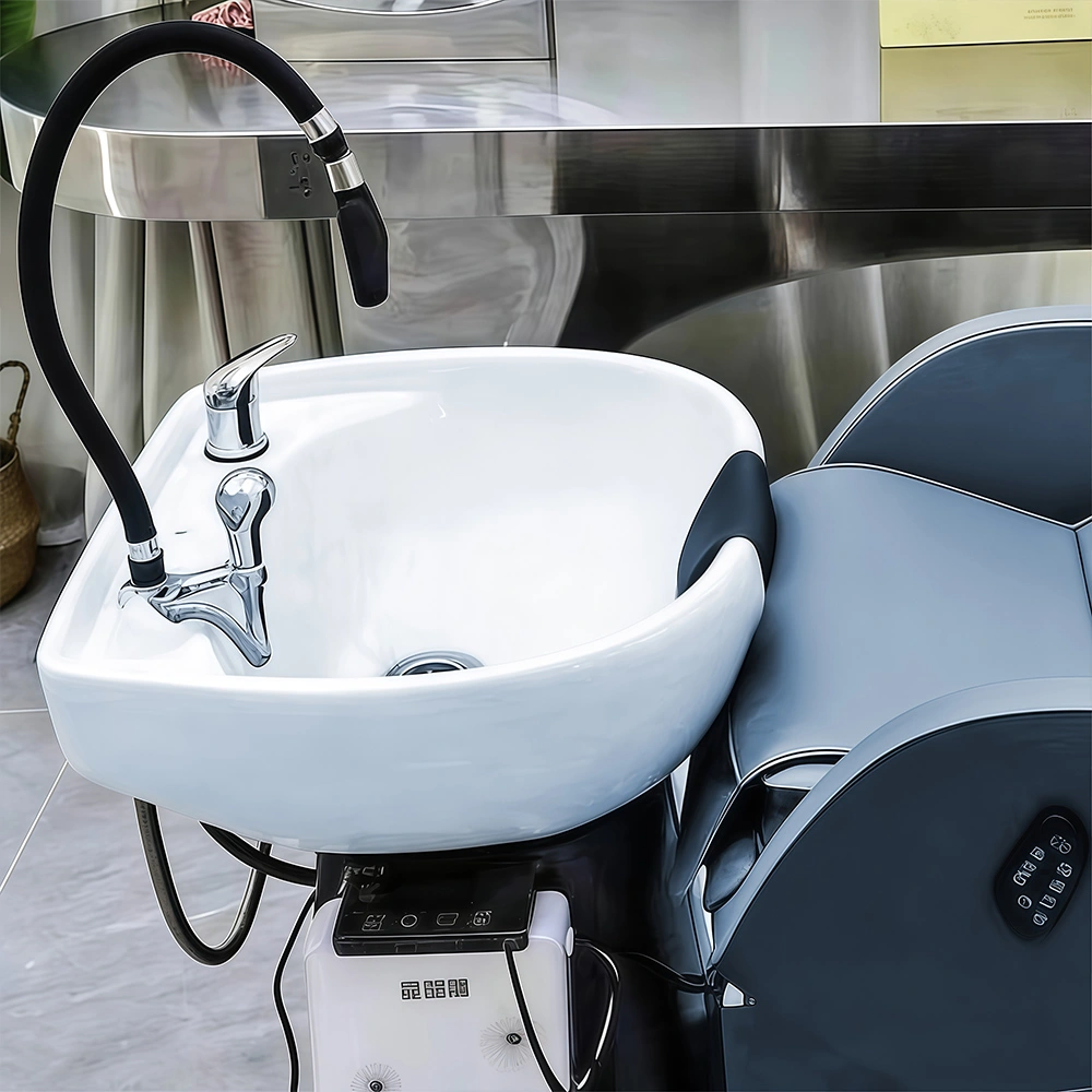 Stylish Electric Swivel Massage Shampoo Bed - image 4