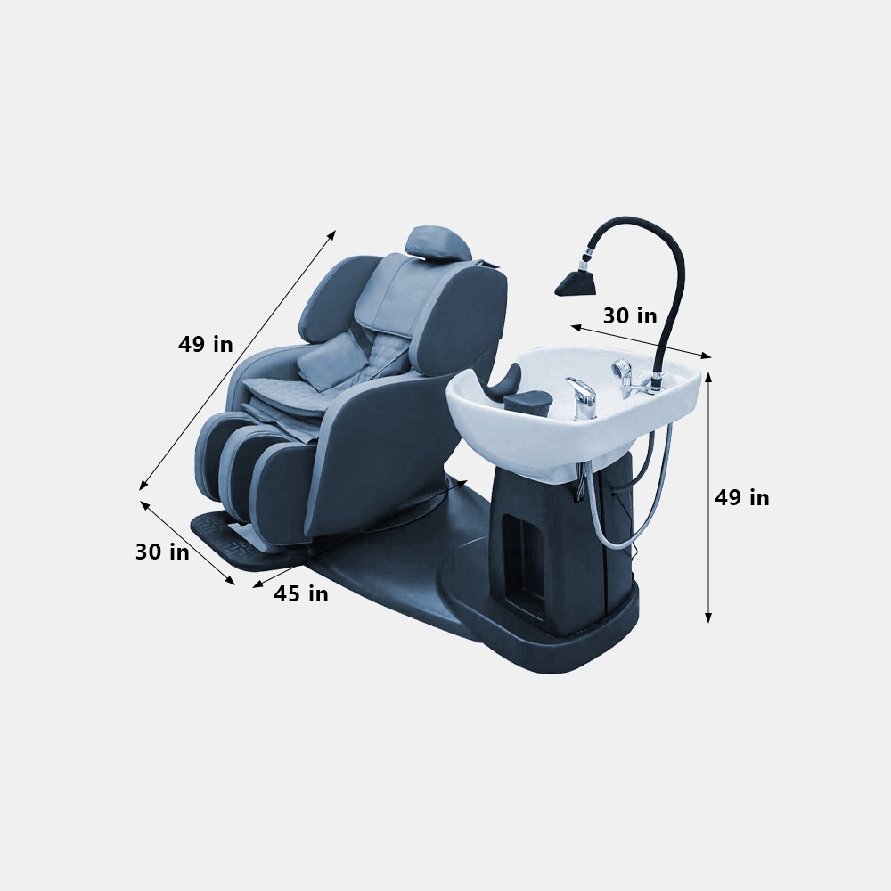 Stylish Electric Swivel Massage Shampoo Bed - image 6