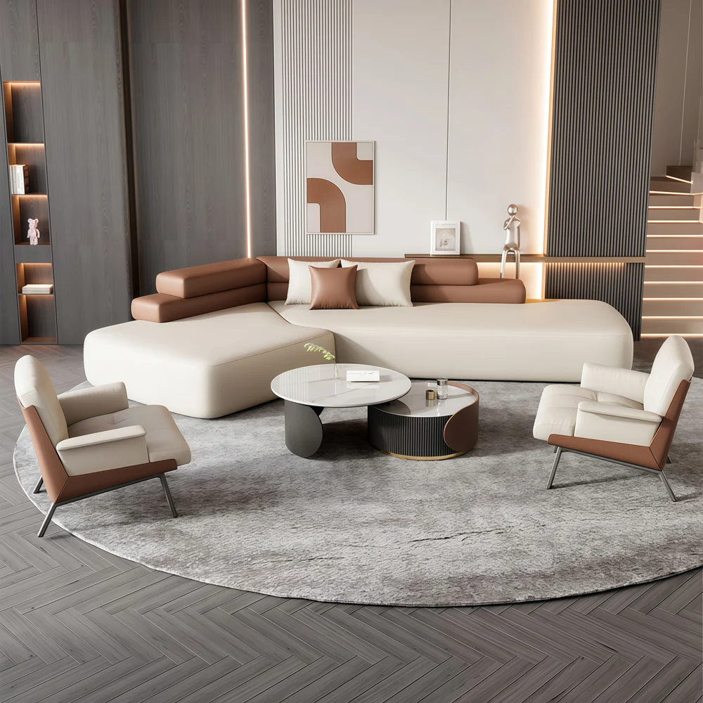 Stylish & Functional Curved Reception Sofas - image 2