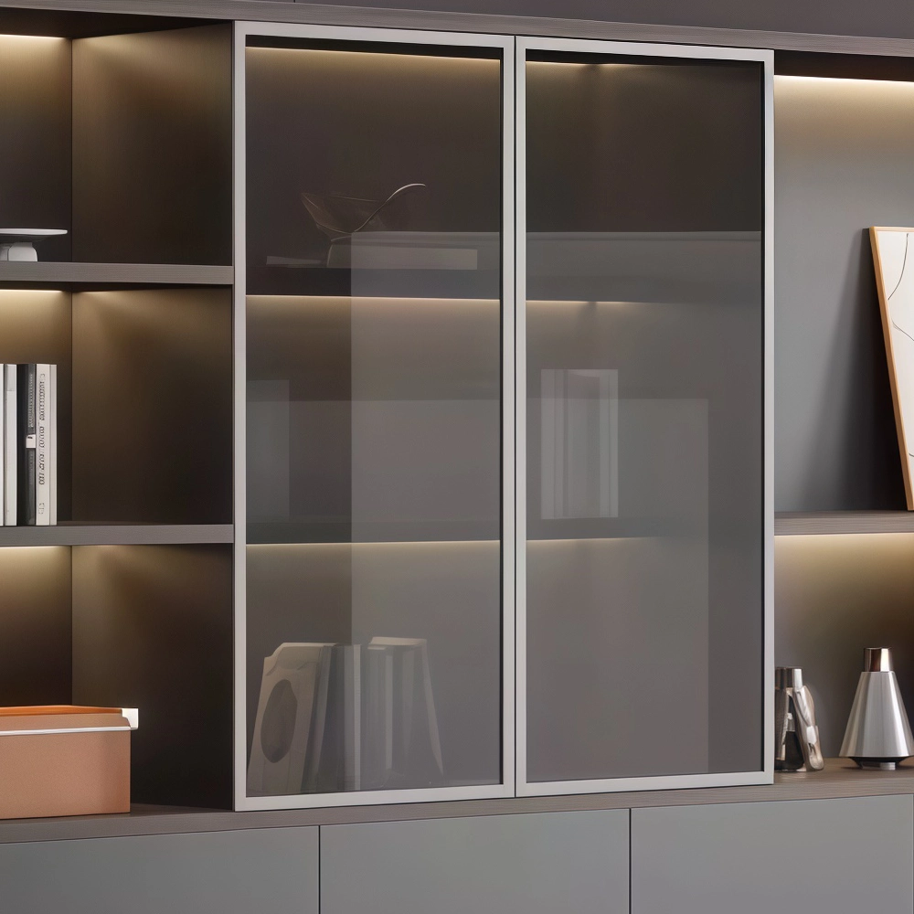 Stylish Office Storage Cabinet Bookcase Divider - image 4