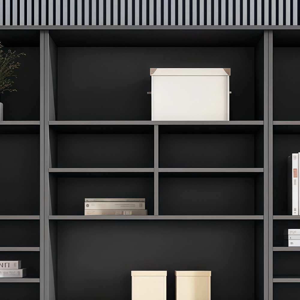 Wood Office Cabinet File Storage Wall Unit - image 4