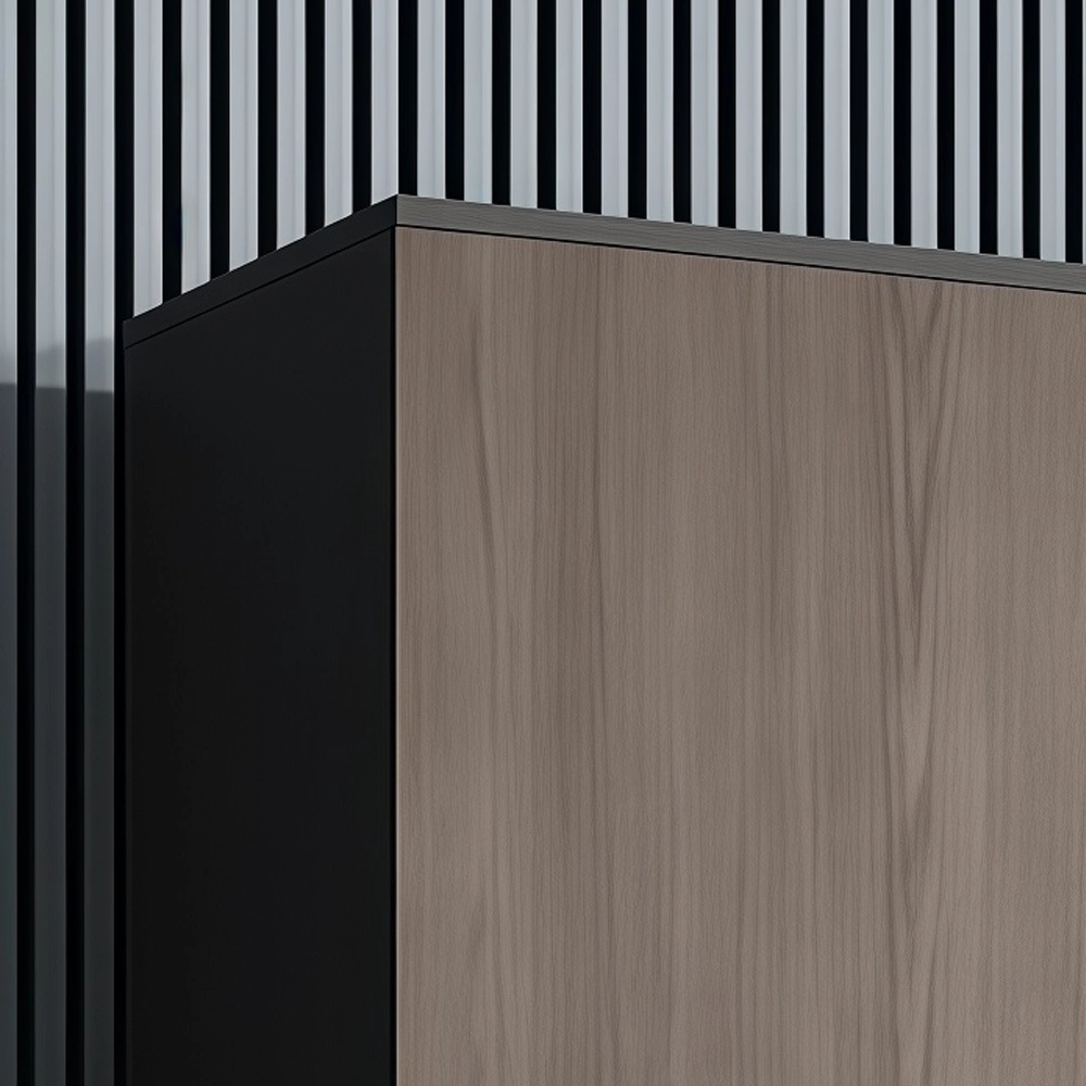 Wood Office Cabinet File Storage Wall Unit - image 6