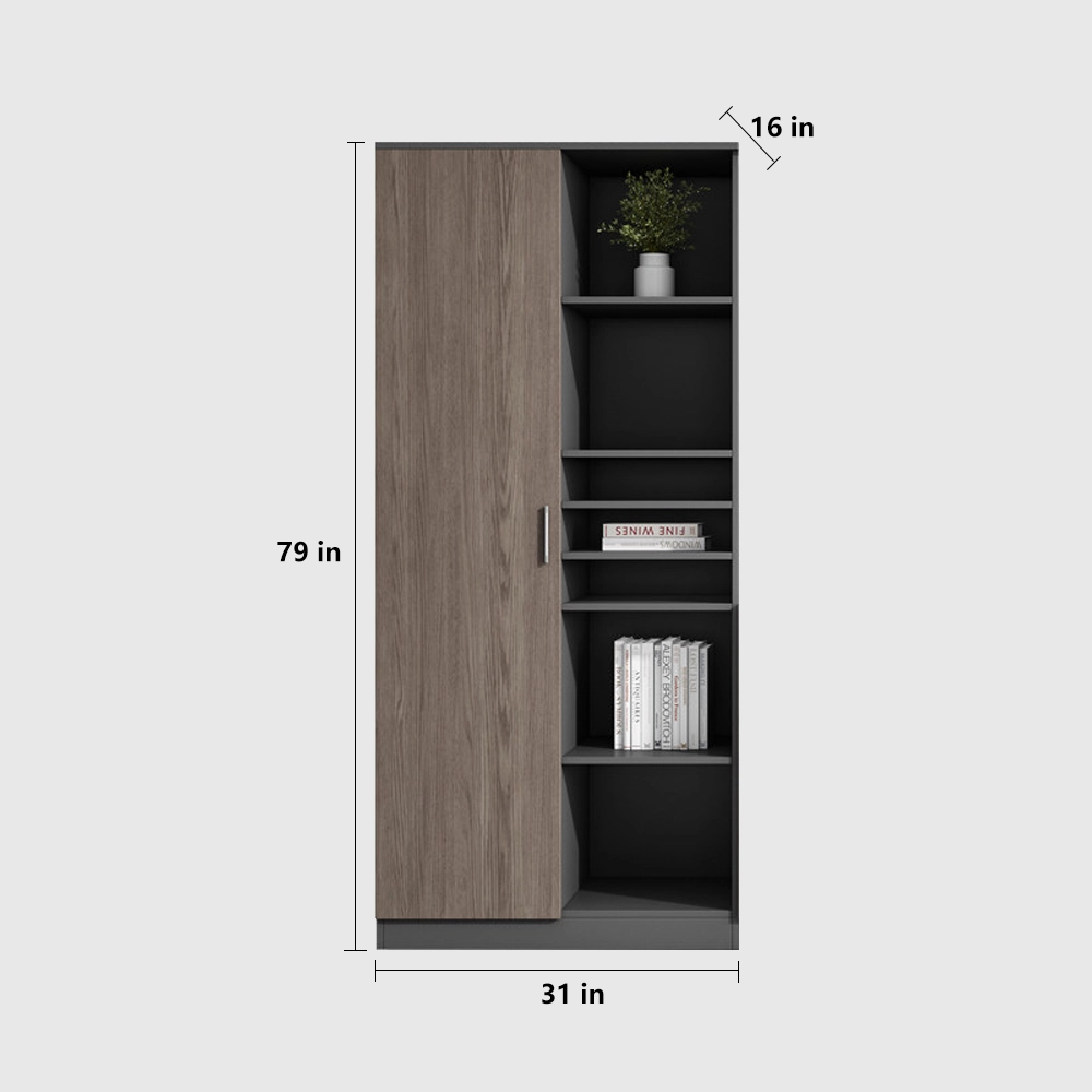 Wood Office Cabinet File Storage Wall Unit - image 7