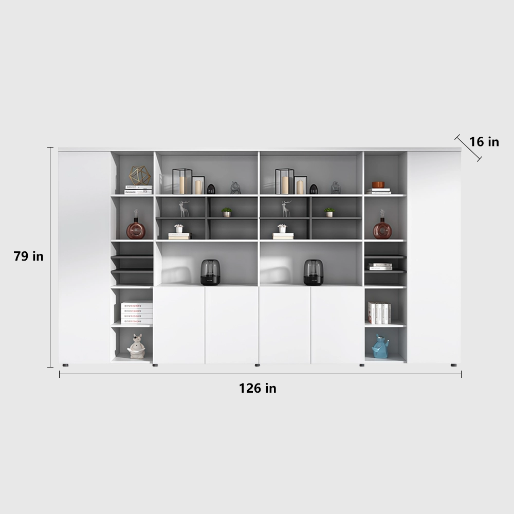 Wooden Display Cabinet for Office Background - image 10