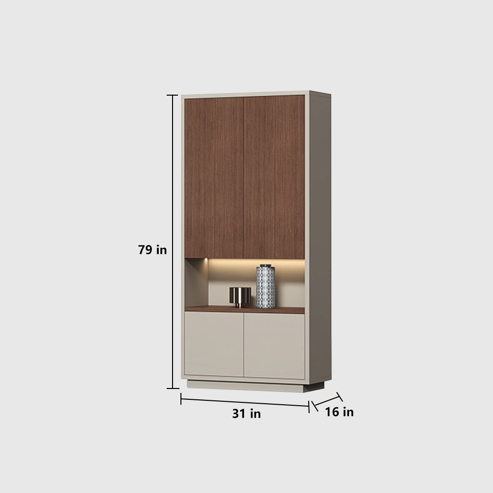 Wooden File Cabinet with Paint Finish Office Storage - image 7