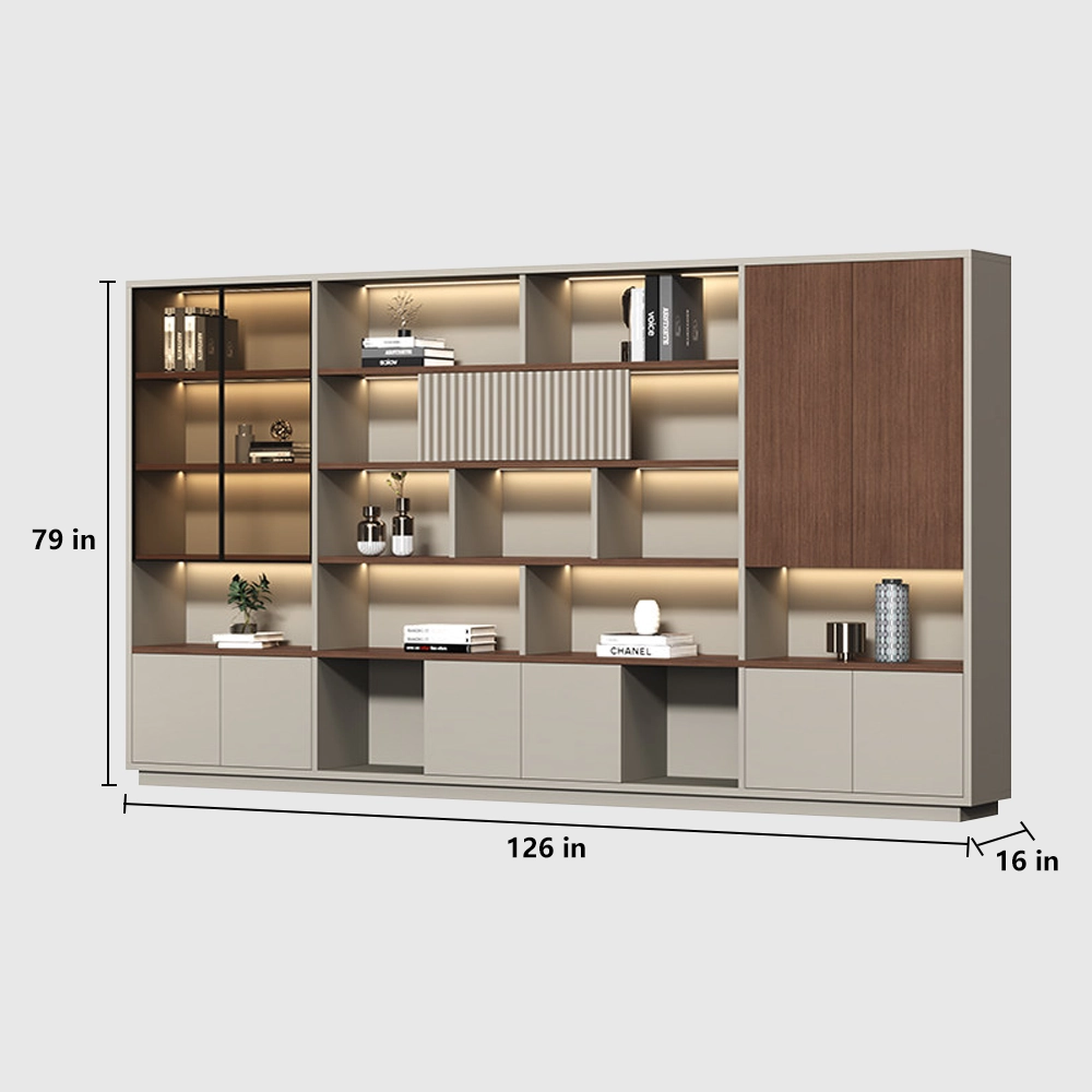 Wooden File Cabinet with Paint Finish Office Storage - image 16