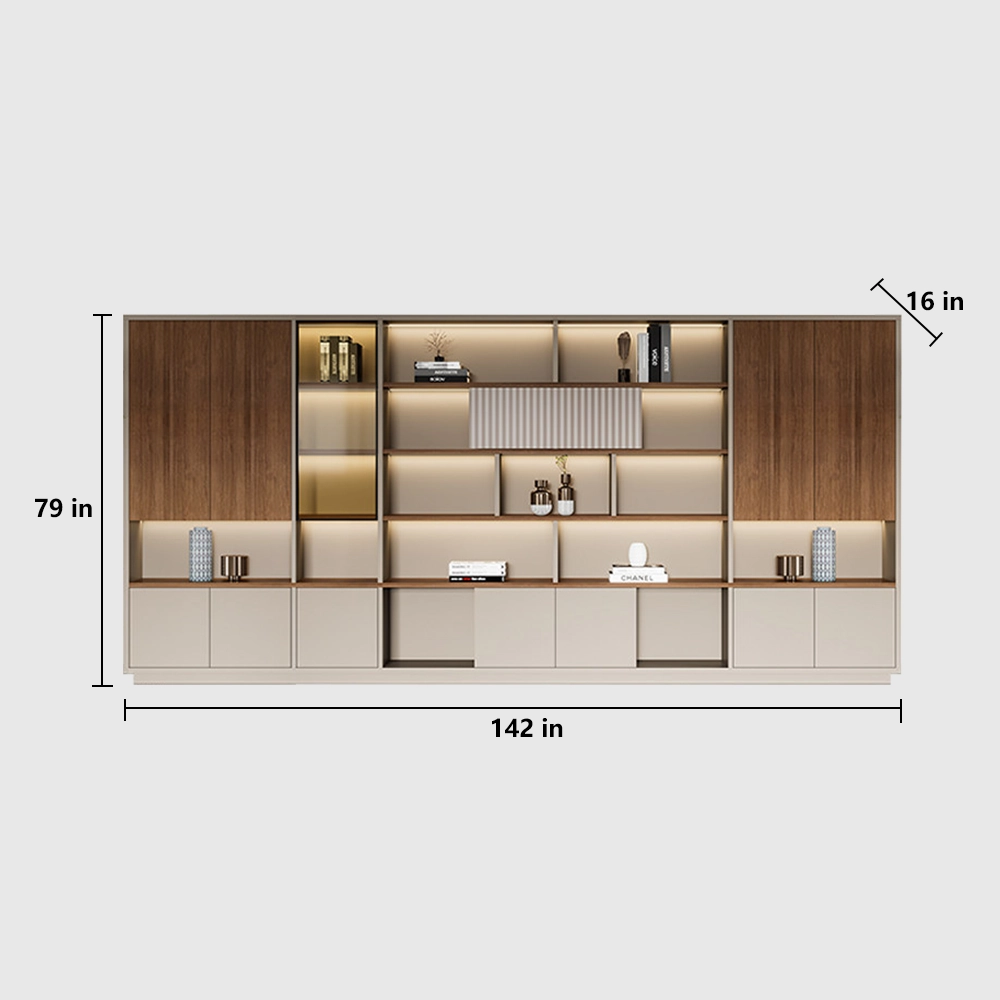 Wooden File Cabinet with Paint Finish Office Storage - image 17