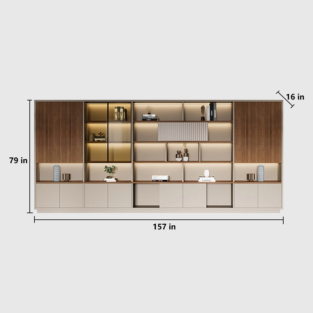 Wooden File Cabinet with Paint Finish Office Storage - image 18