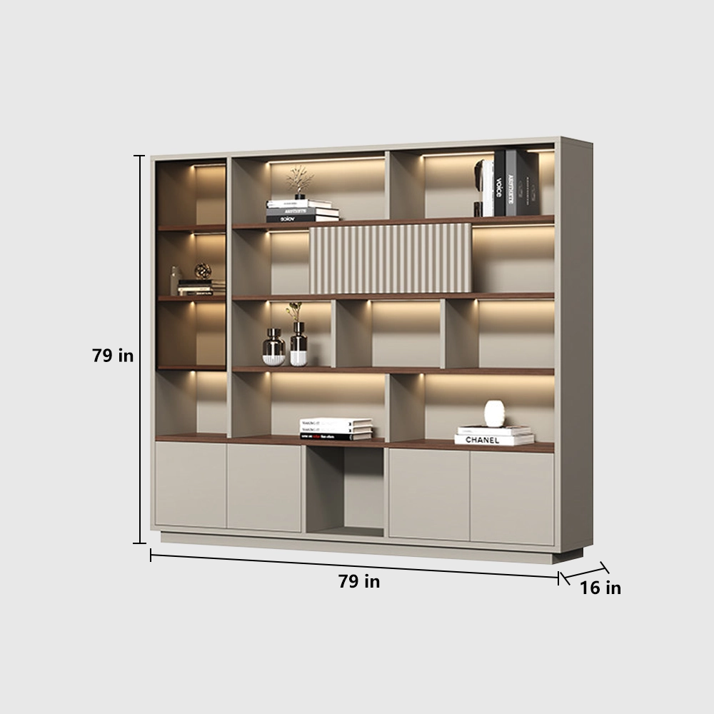 Wooden File Cabinet with Paint Finish Office Storage - image 10