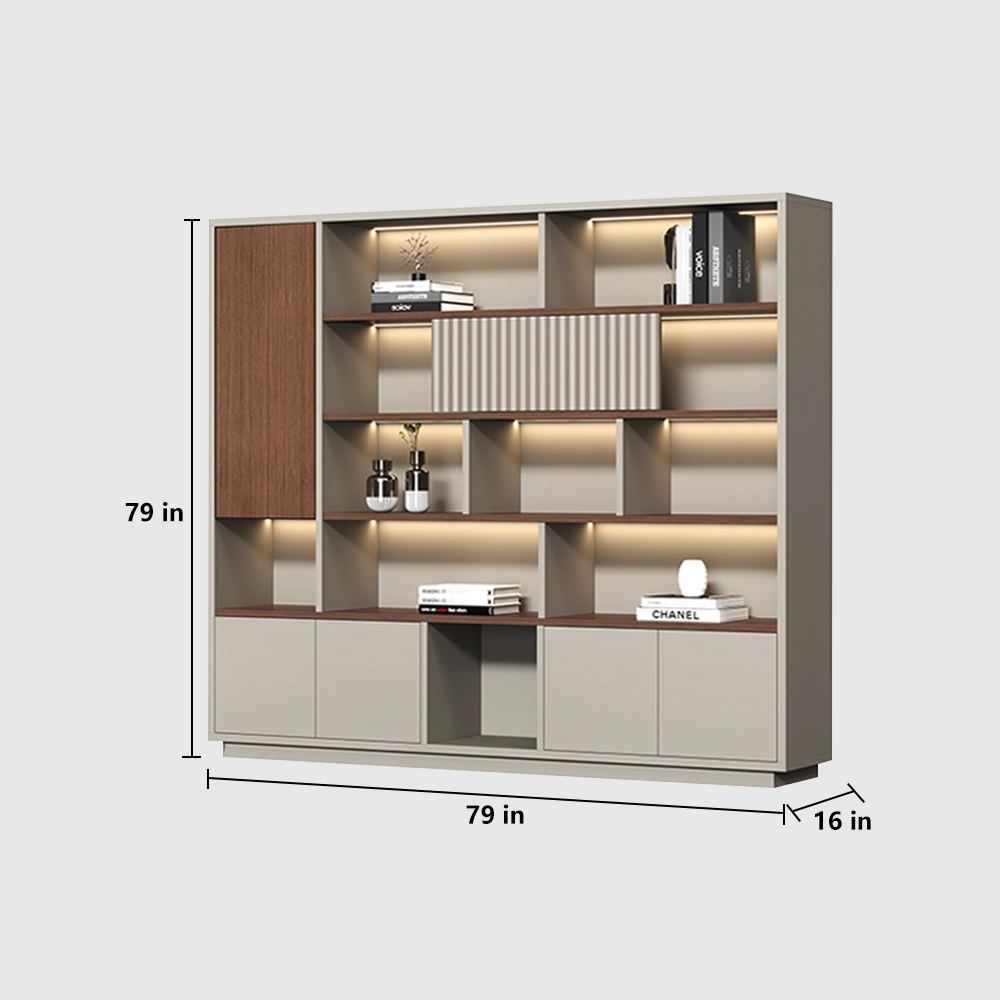 Wooden File Cabinet with Paint Finish Office Storage - image 11