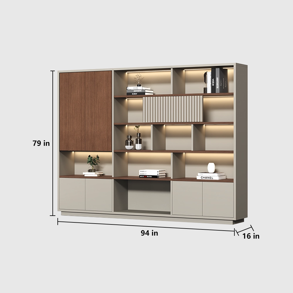 Wooden File Cabinet with Paint Finish Office Storage - image 13