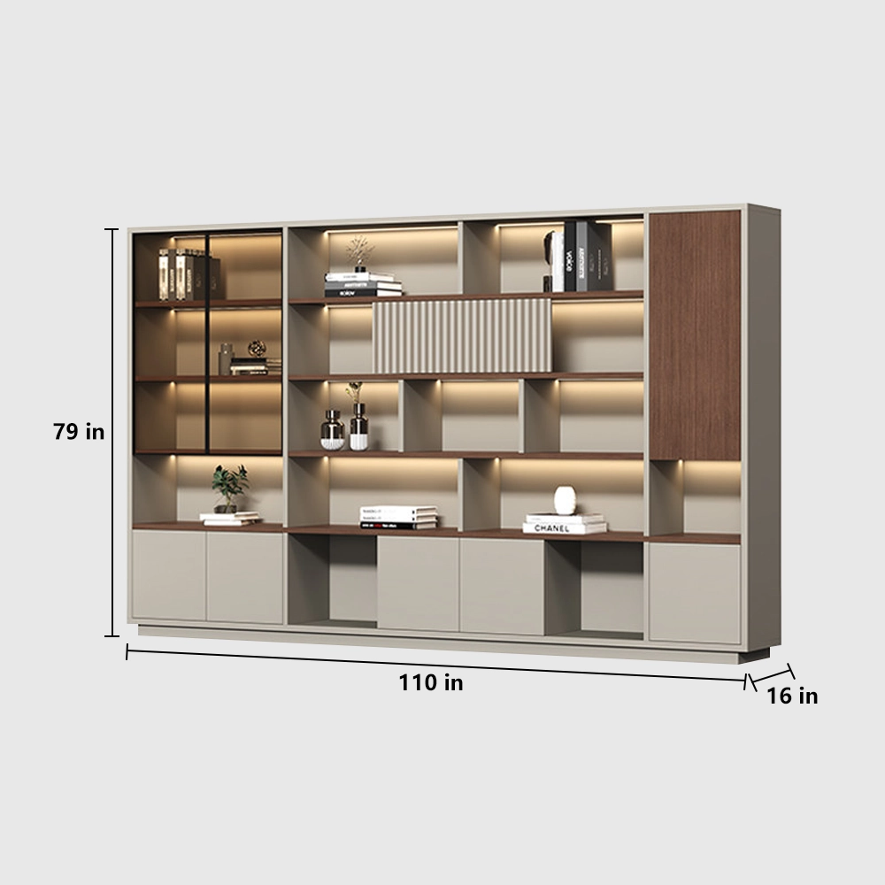 Wooden File Cabinet with Paint Finish Office Storage - image 14