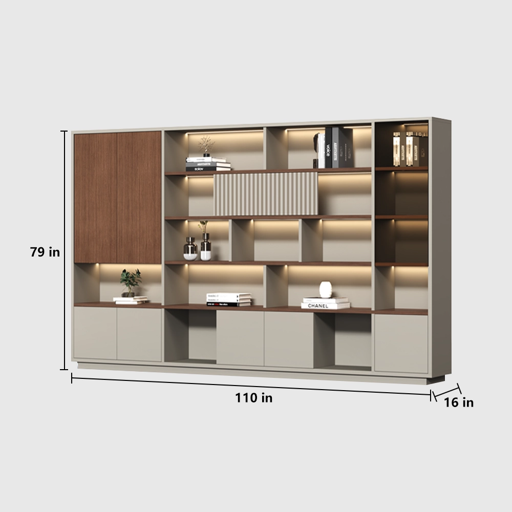 Wooden File Cabinet with Paint Finish Office Storage - image 15