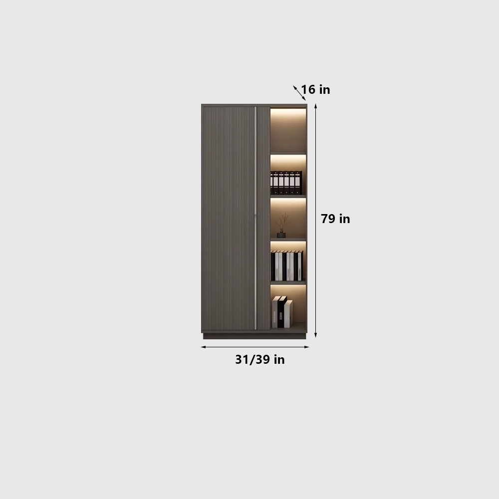 Wooden Office Cabinet Large File Storage Wall - image 10