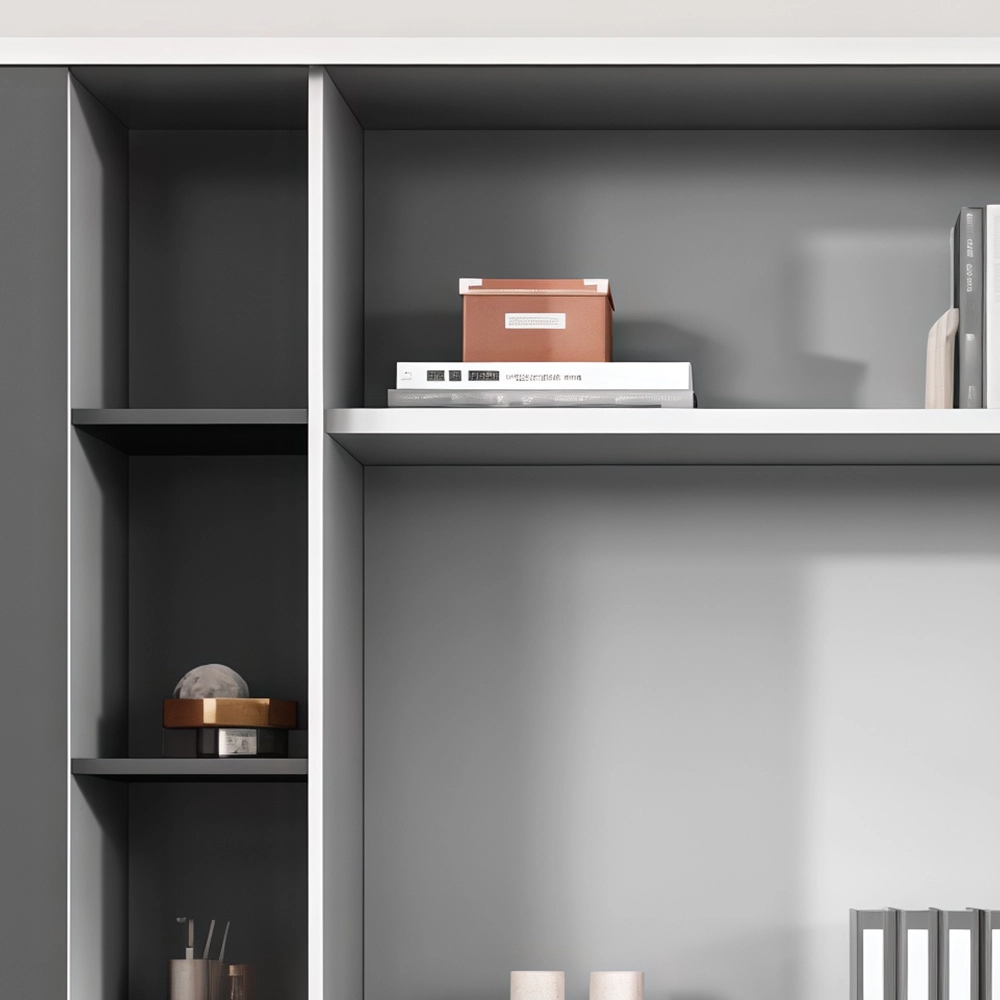 Wooden Office Cabinet Wall Storage Display - image 3