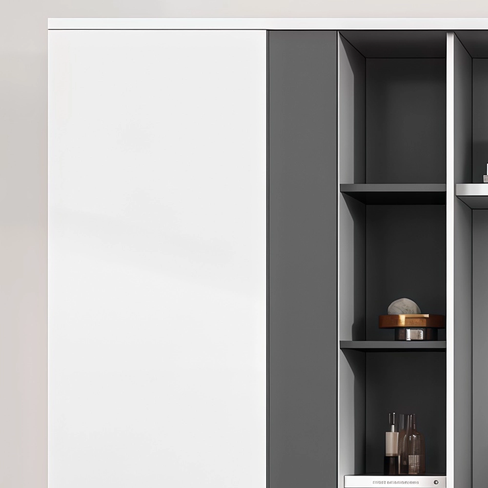 Wooden Office Cabinet Wall Storage Display - image 4