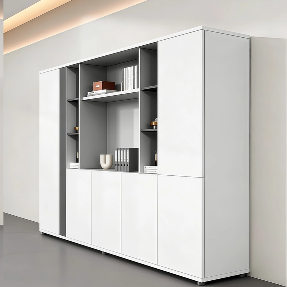 Wooden Office Cabinet Wall Storage Display - image 2
