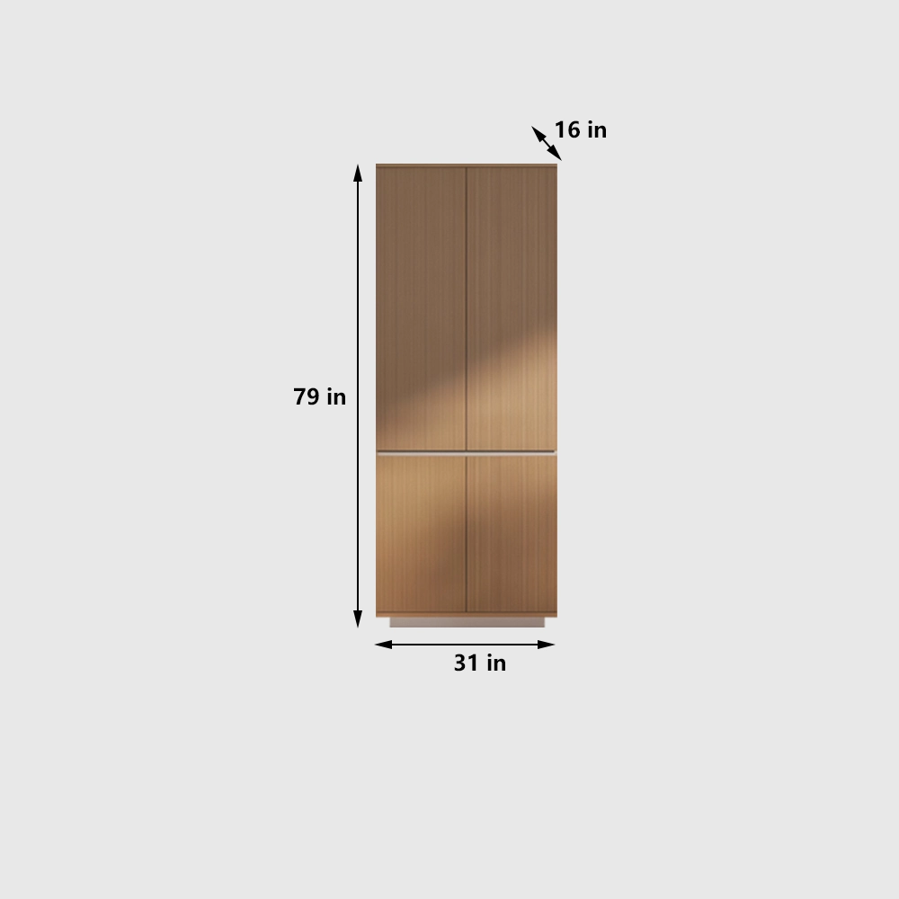 Wooden Office Storage Cabinet with Shelves - image 7