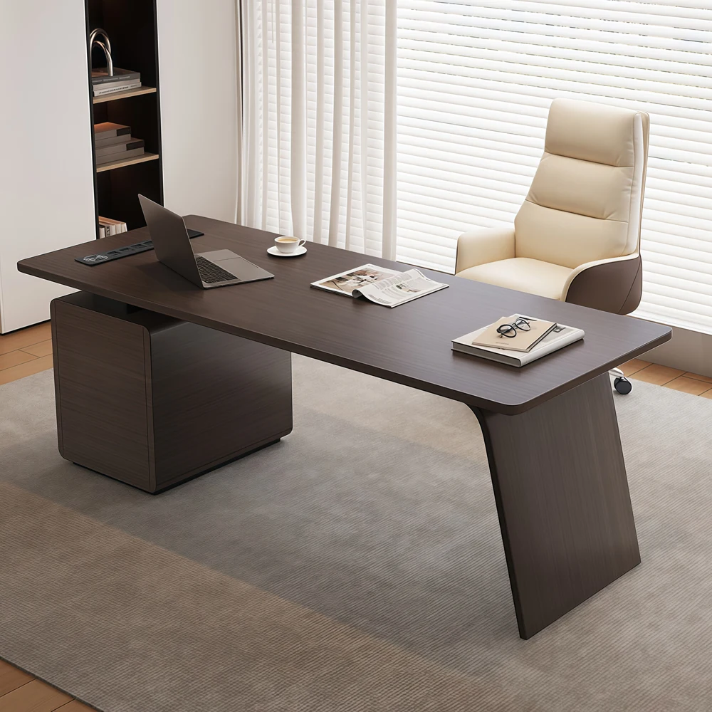 Talian Minimalist Solid Wood Desk Office Luxury - image 3