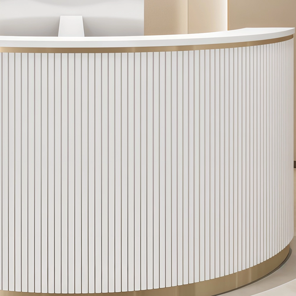 Arc Shape Cashier Counter for Boutique Clothing Store - image 5