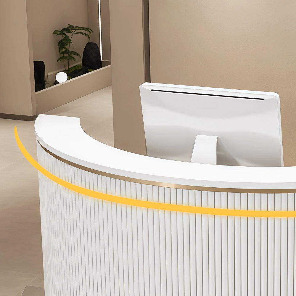 Arc Shape Cashier Counter for Boutique Clothing Store - image 6