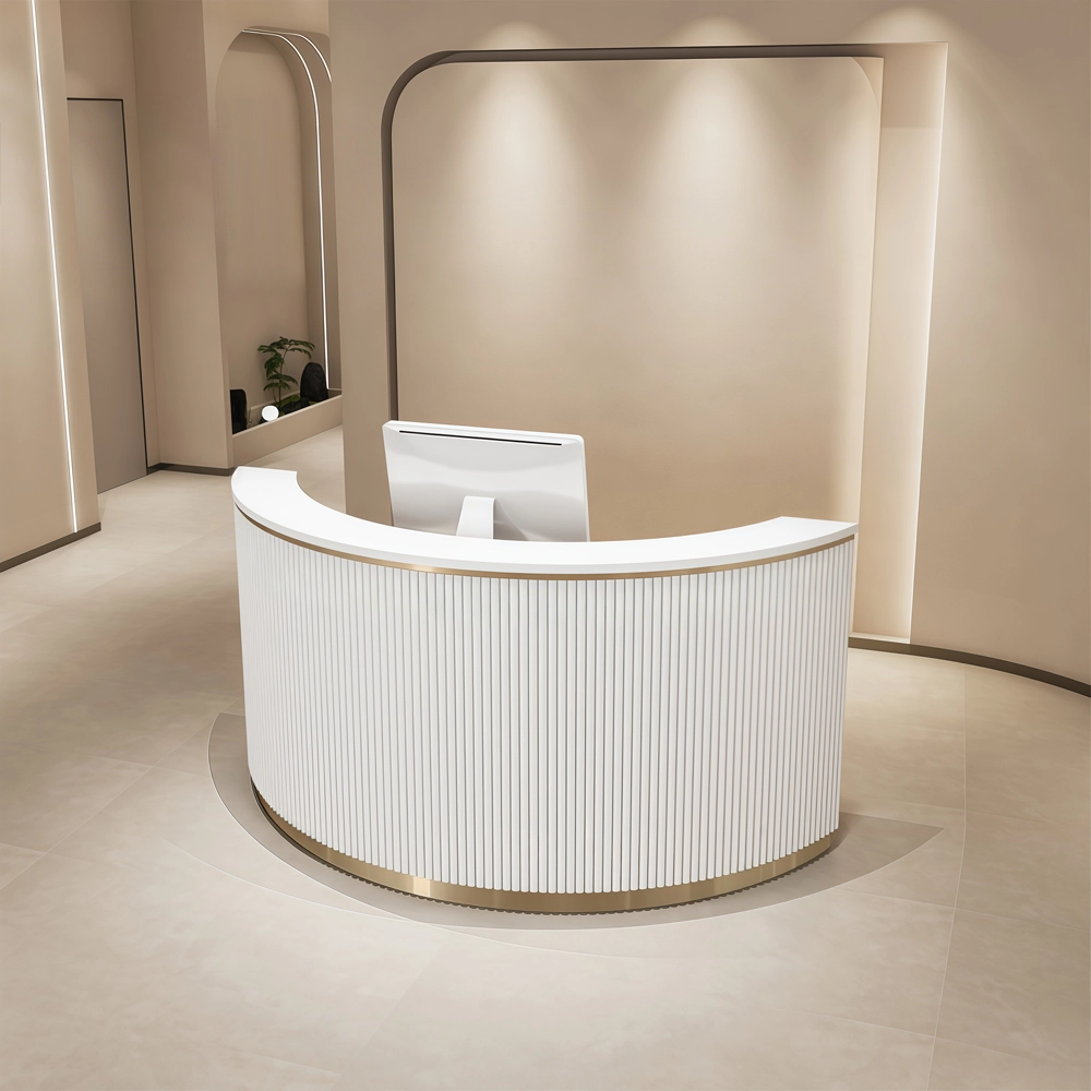 Arc Shape Cashier Counter for Boutique Clothing Store - image 2