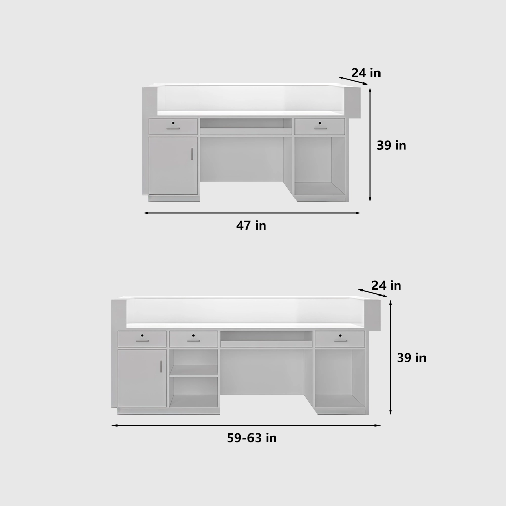 Commercial Reception & Cashier Counters with Grille - image 7