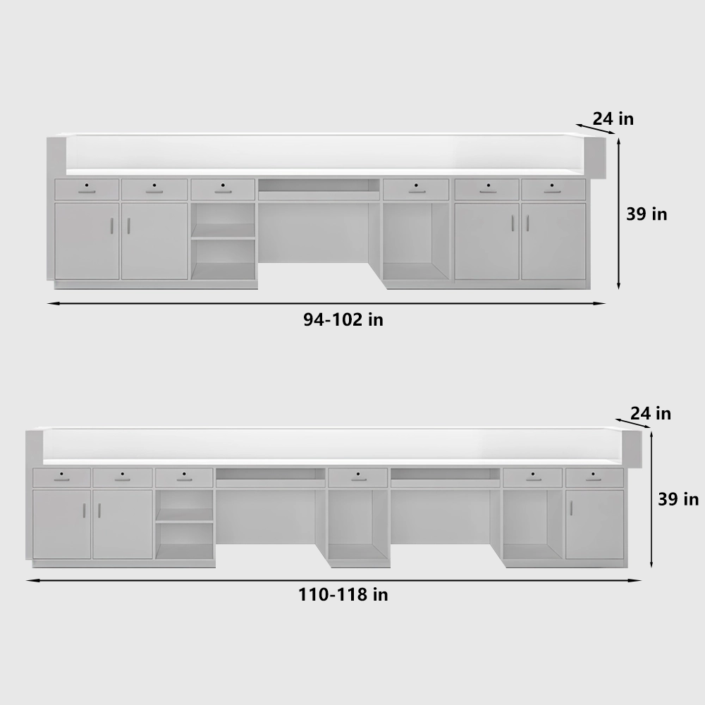 Commercial Reception & Cashier Counters with Grille - image 9