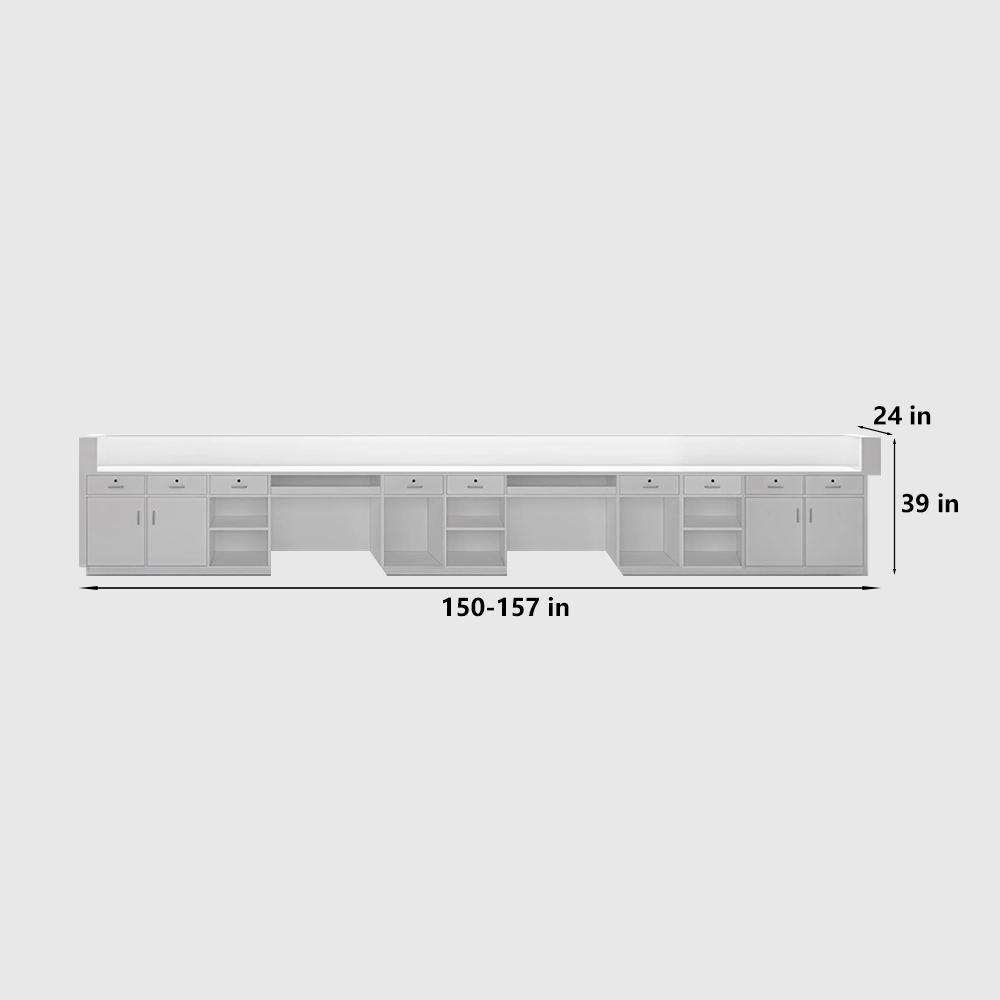 Commercial Reception & Cashier Counters with Grille - image 11