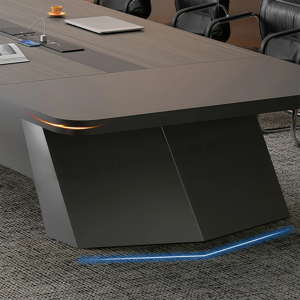 Modern Rectangle Large Conference Table - image 4