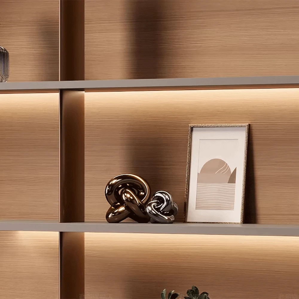Light Luxury Office Wooden File Storage Cabinet - image 4