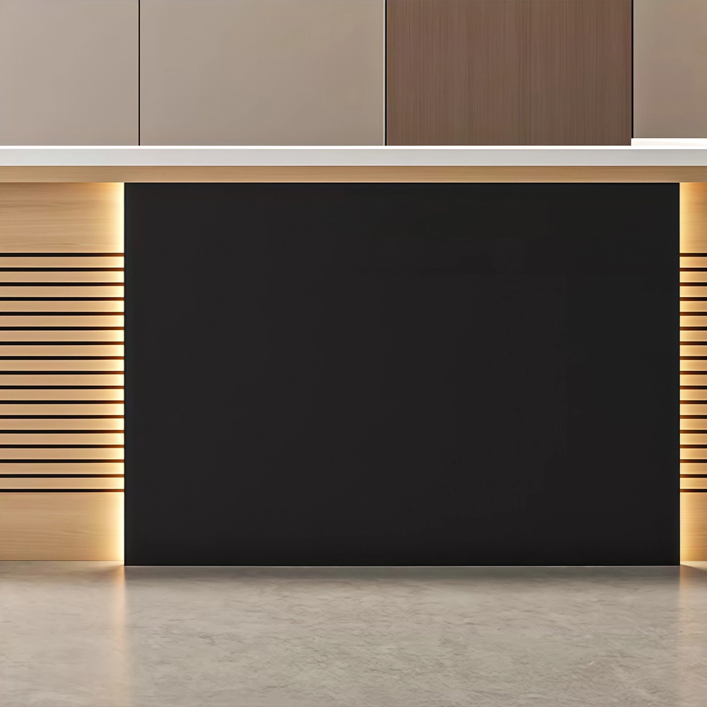 Modern Log Reception Counter for Beauty Salon & Hotel Lobby - image 4