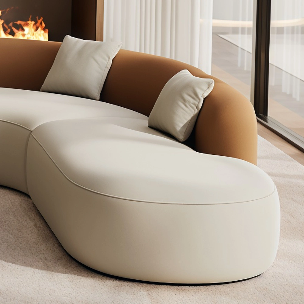 Curved Corner Sofa for Hotel, Office, Beauty Salon & Reception - image 4