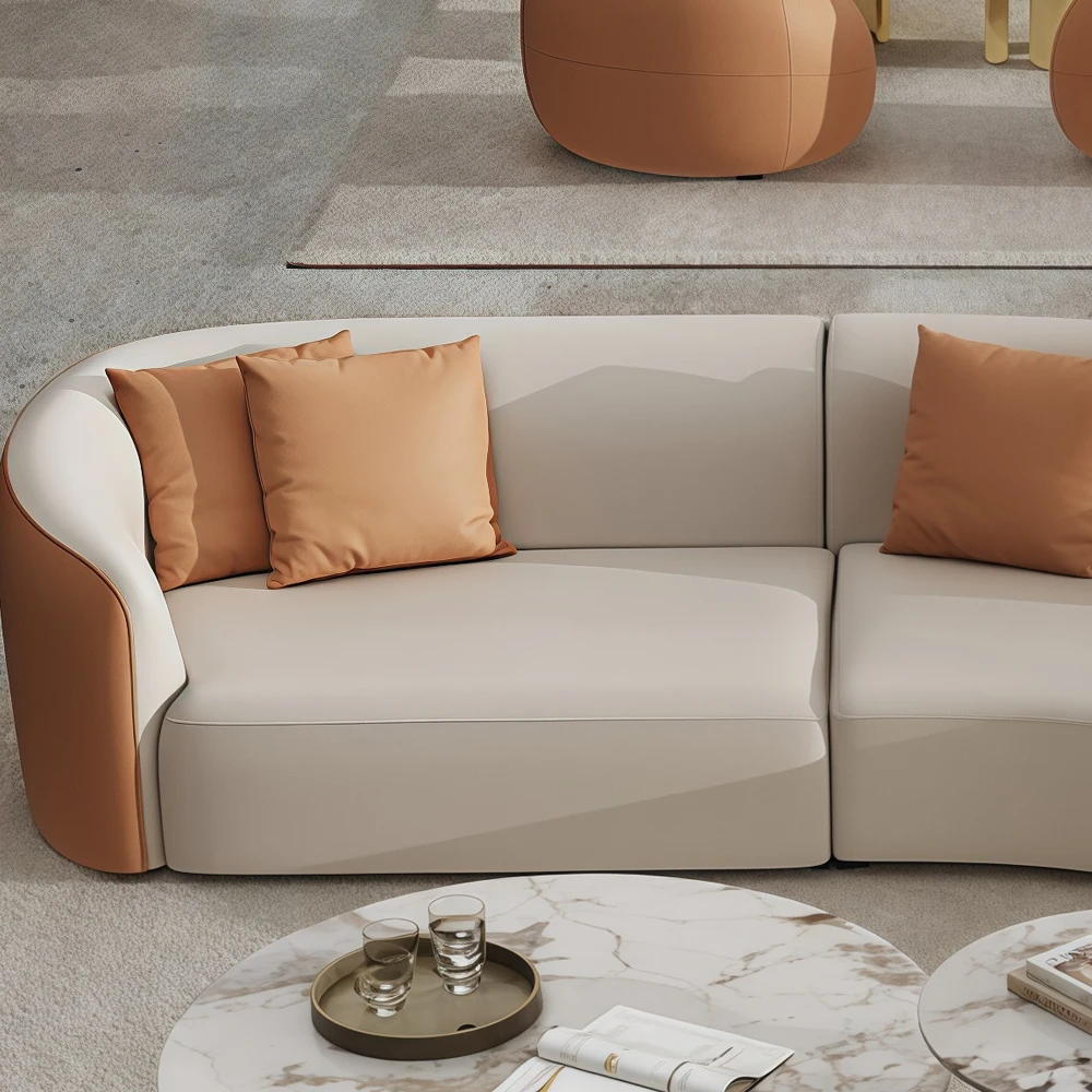 Curved Sofa for Hotel Lobby, VIP Lounge, and Leisure Area - image 4