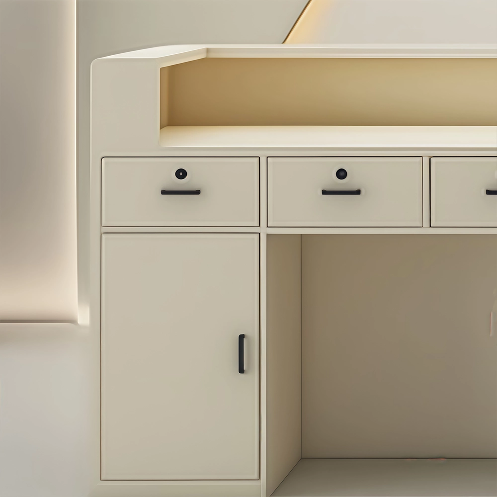 Light Luxury Reception Desk – Safe Rounded Edges - image 4