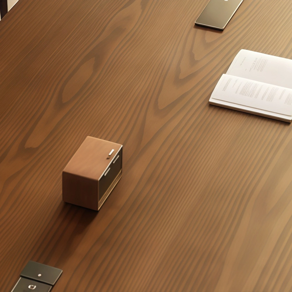 Solid Wood Long Conference Table - image 5