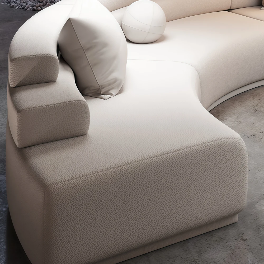 Luxury Modern Style Curved Sofa - image 4