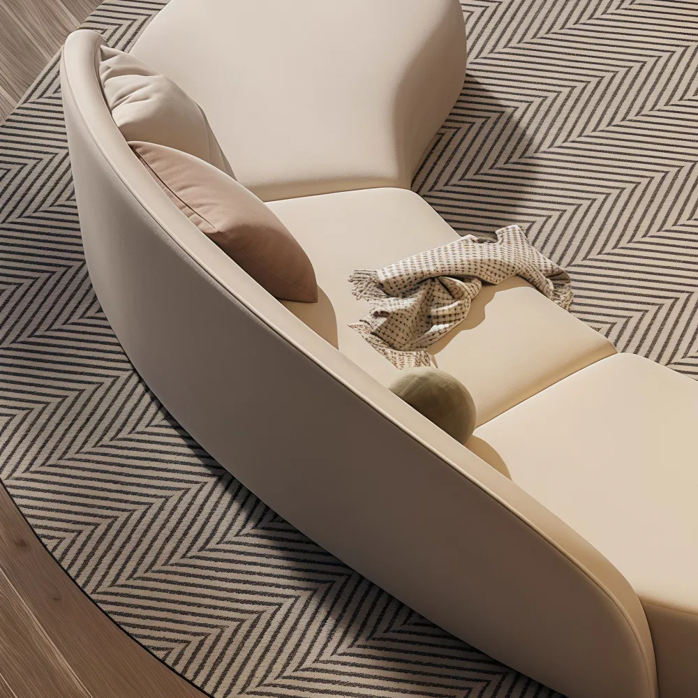 Arc Sofa for Beauty Salon VIP Reception Space - image 4