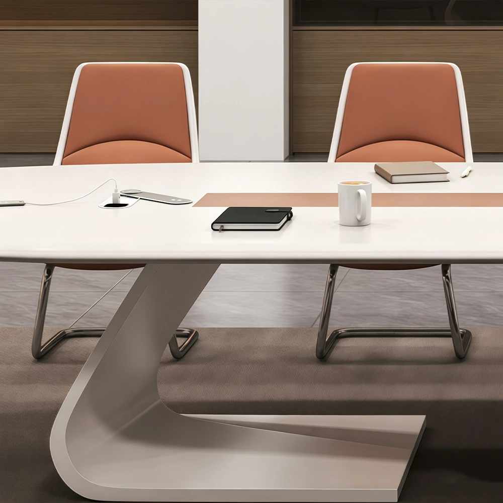 Premium Lacquered Conference Table – Large Long Table - image 5