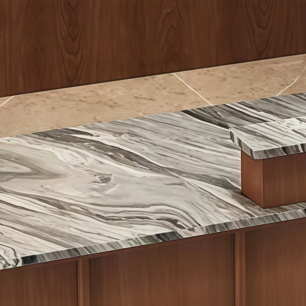 Vintage Company Reception Desk for Office Lobby - image 6