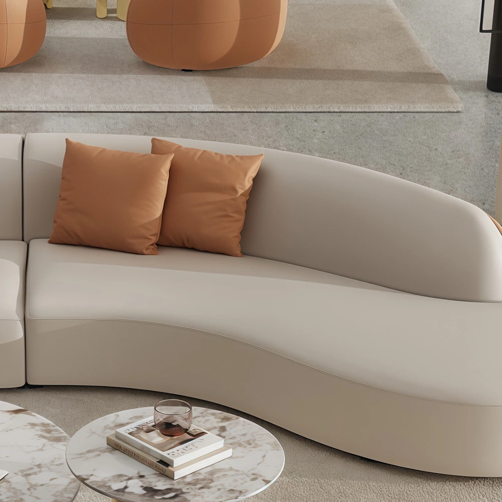 Curved Sofa for Hotel Lobby, VIP Lounge, and Leisure Area - image 5