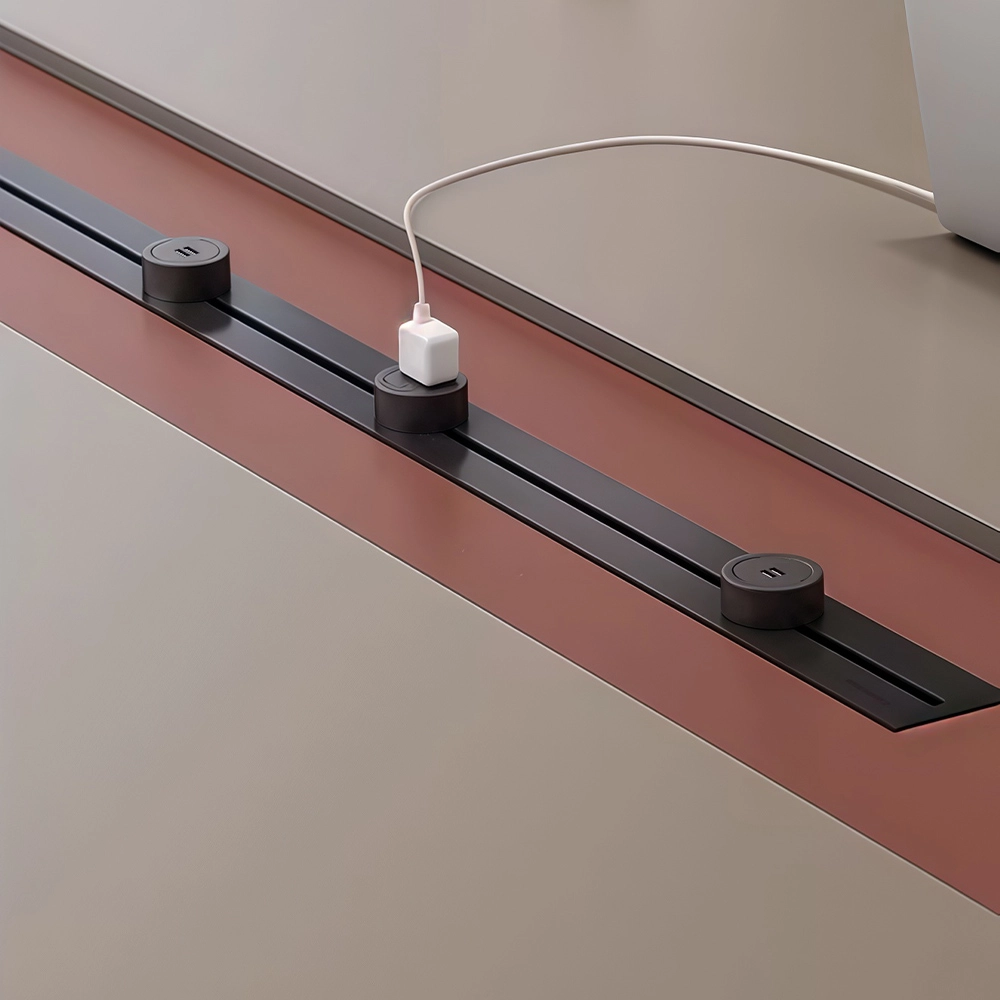 High-End Light Luxury Large Office Conference Table - image 6