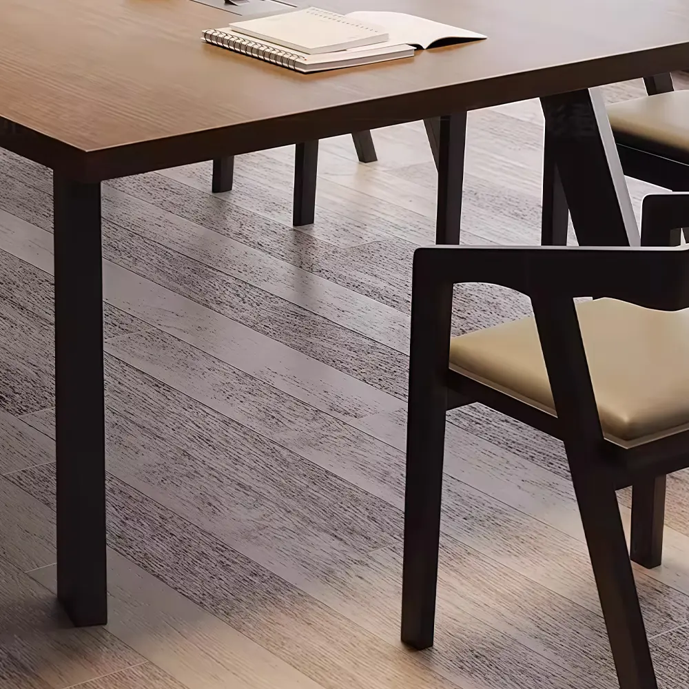 Industrial Style Solid Wood Conference Table - image 4