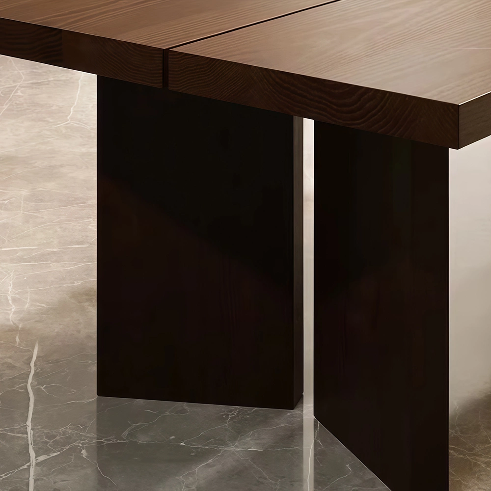 Solid Wood Long Conference Table - image 4