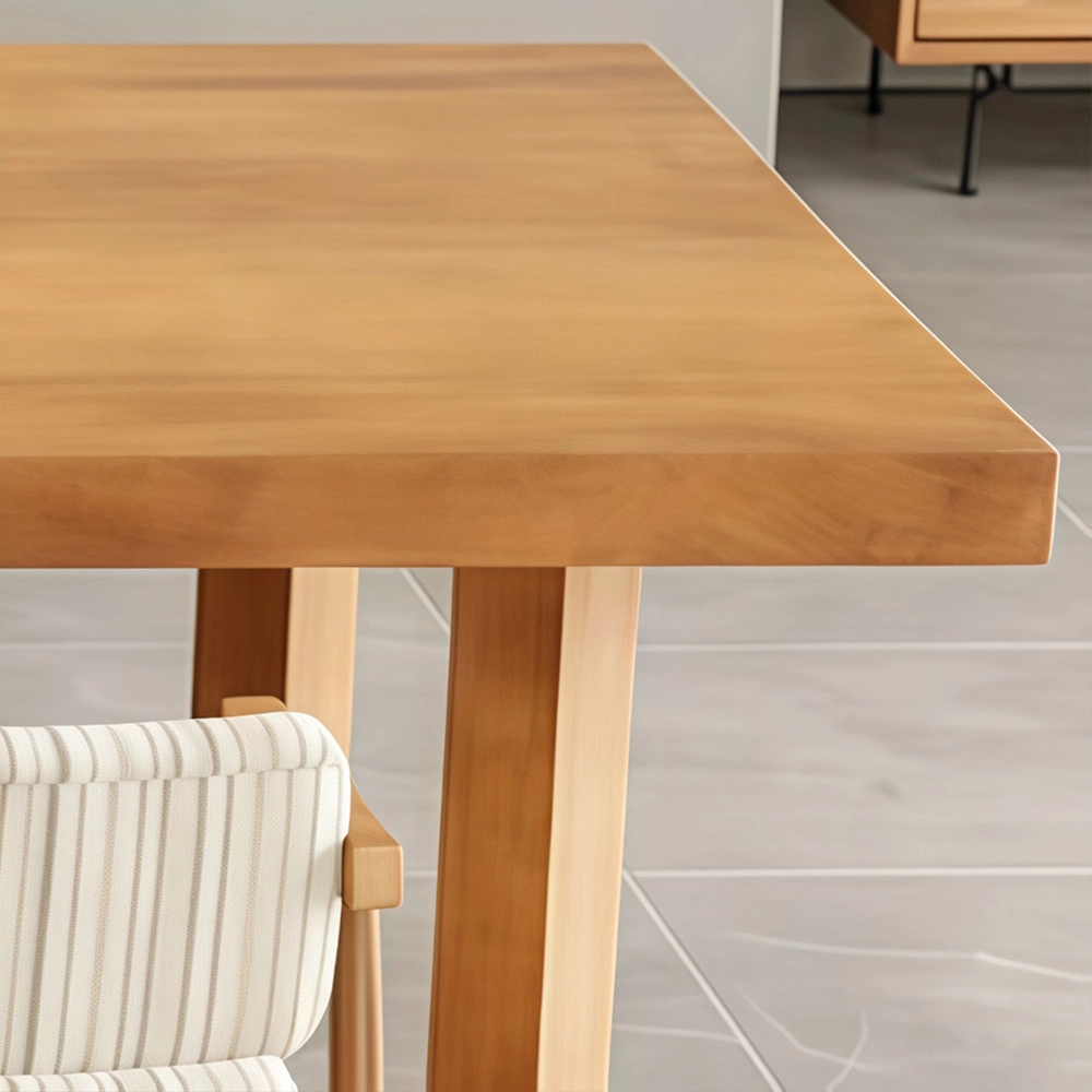 Simple Solid Wood Conference Table - image 5