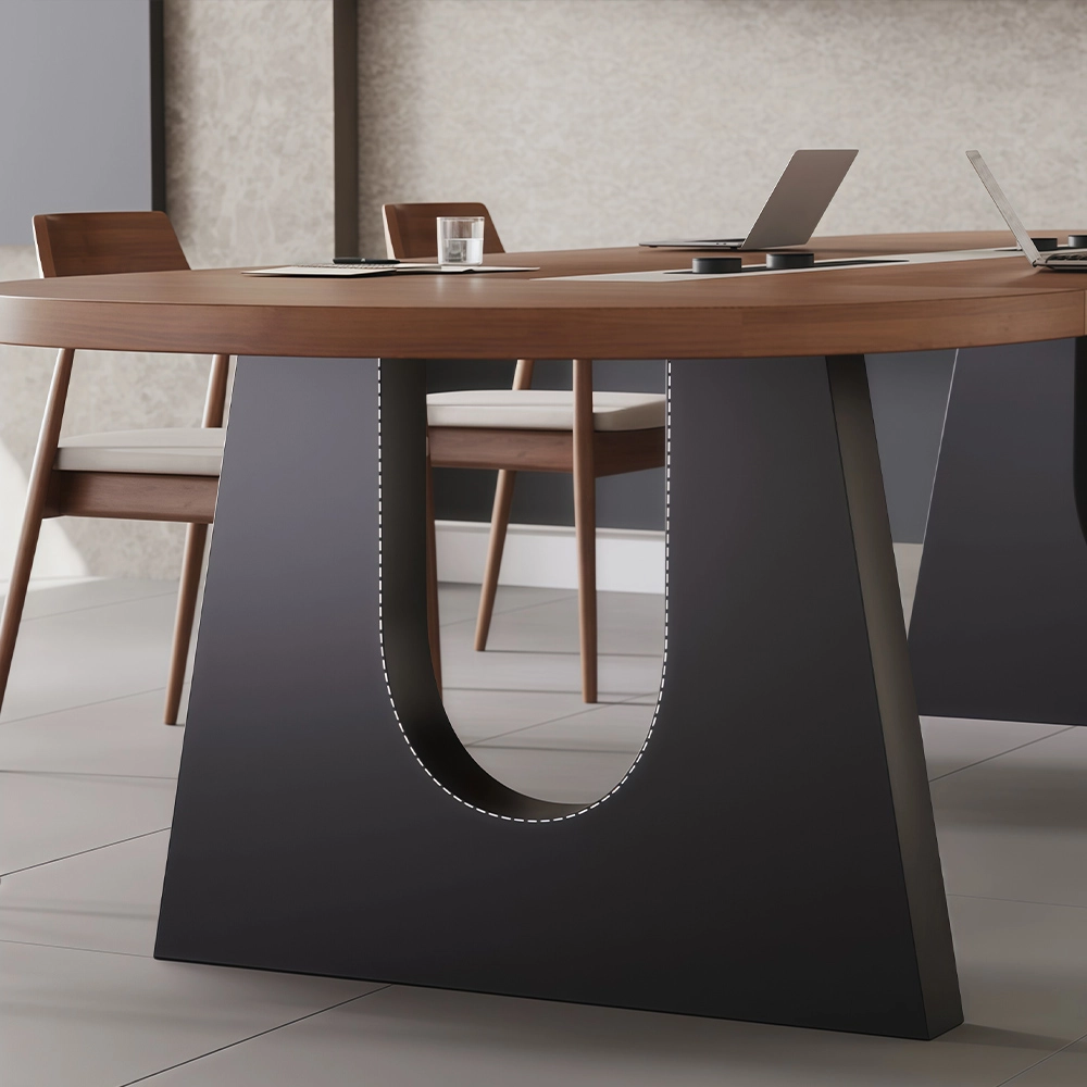 Solid Wood Commercial Conference Table - image 5