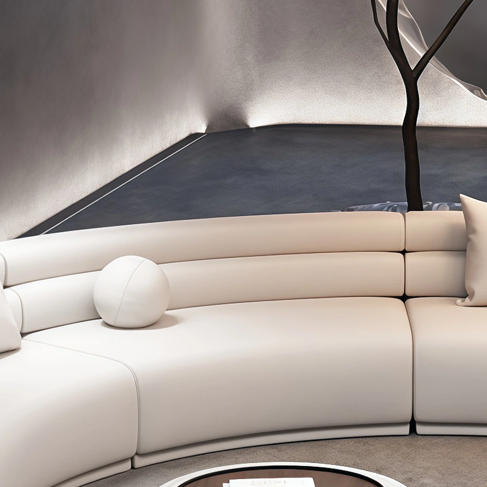 Luxury Modern Style Curved Sofa - image 5
