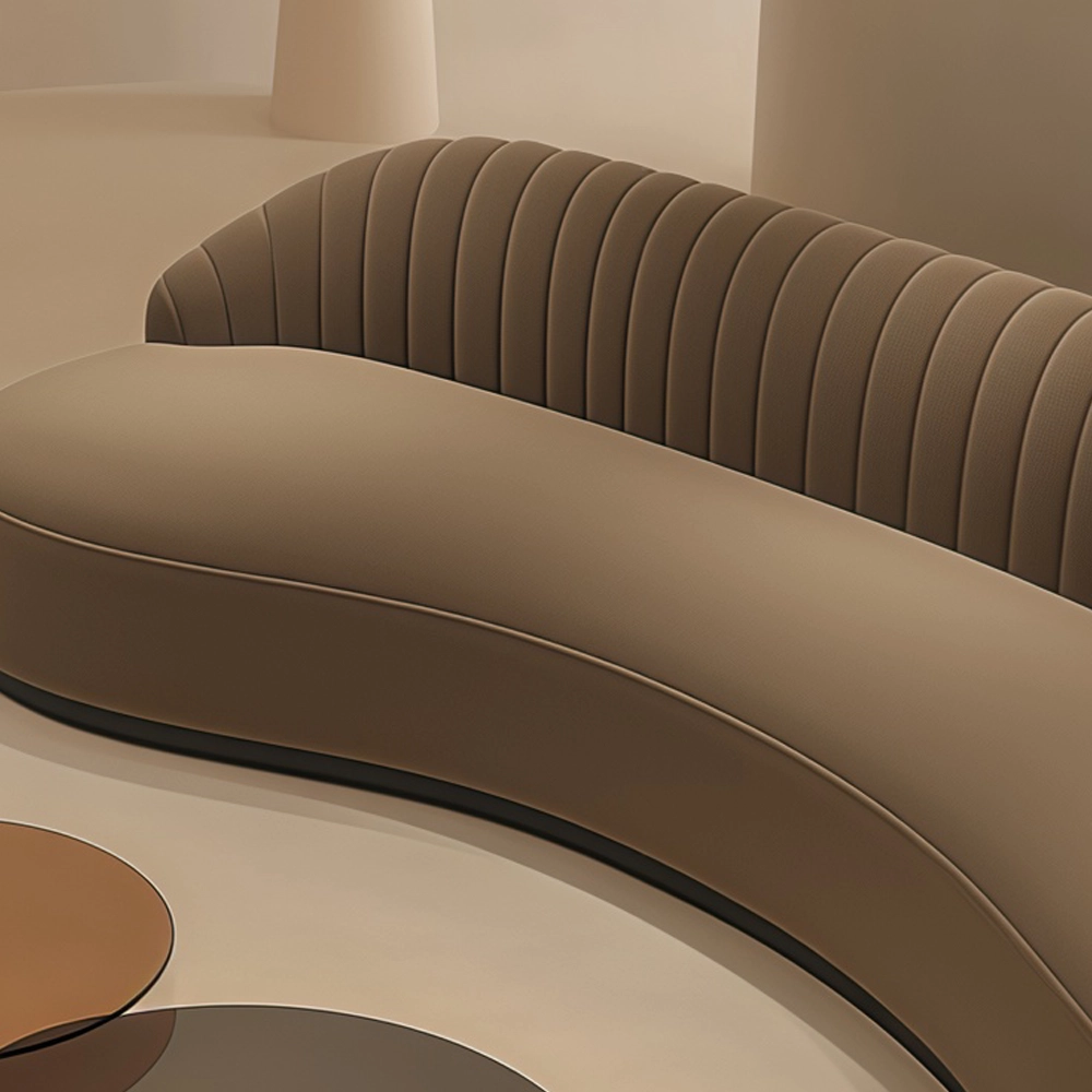 Stylish and Casual Curved Sofa - image 5