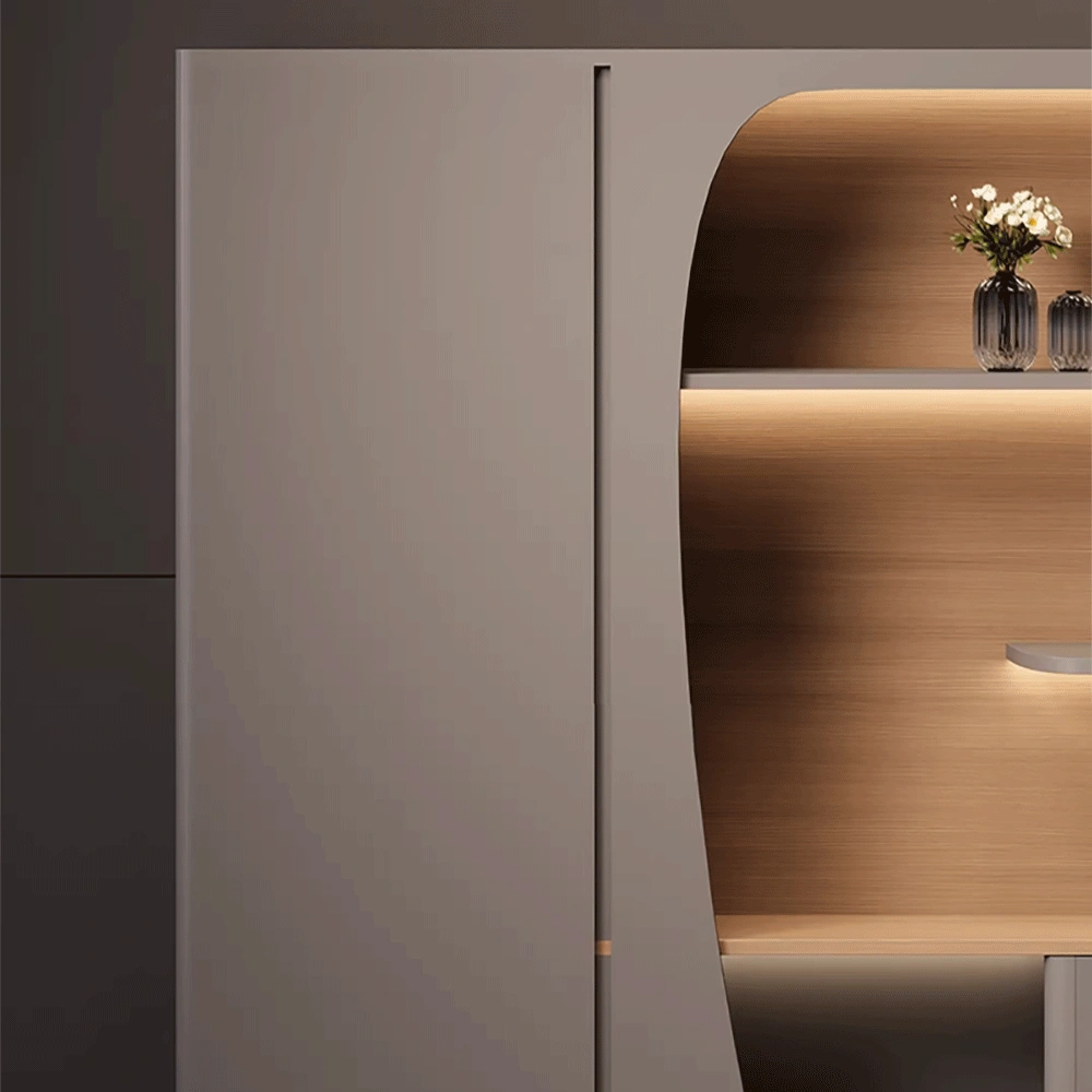 Light Luxury Office Wooden File Storage Cabinet - image 6